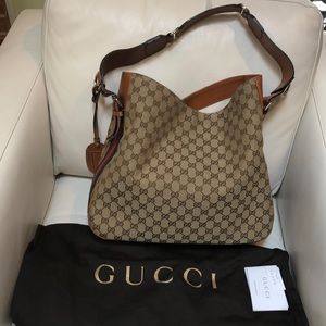 Gucci Monogram Hobo/Shoulder Bag